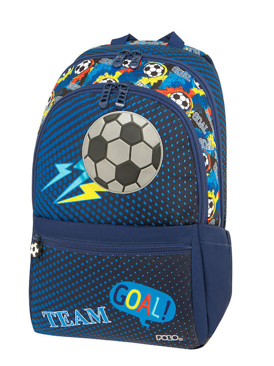 Polo Youth Football School Bag Backpack Junior High-High School Multicolored 20lt 2024