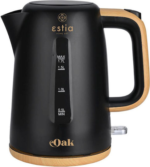 And Wood Kettle Black Scandi Kettle Asda Black And Wood Kettle - Main Image