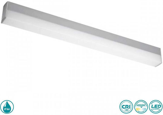 Spot Light Lamp Bathroom with Integrated LED and Natural White Light Gray