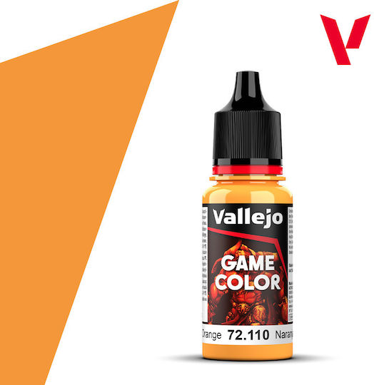 Acrylicos Vallejo Model Making Paint Sunset Orange 18ml