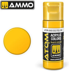 Ammo Atom Model Making Paint Gold Yellow 20ml