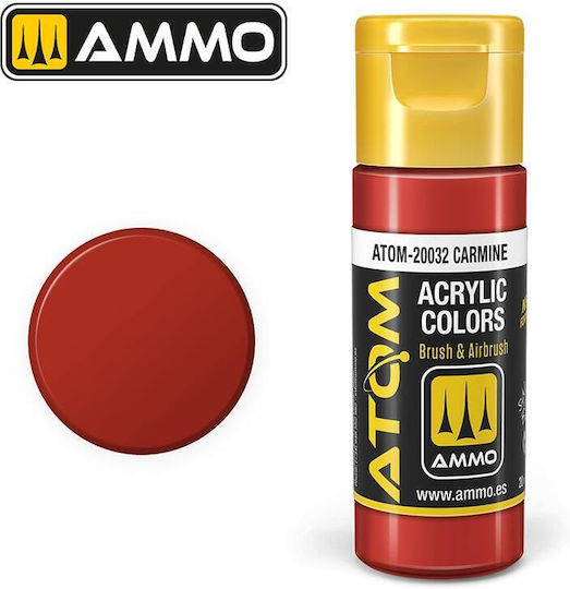 Ammo Atom Culoare Modelism Carmine 20ml