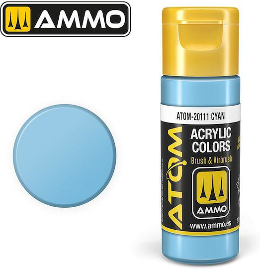 Ammo Culoare Modelism Cyan 20ml