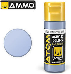 Ammo Atom Χρώμα Μοντελισμού Sapphire Blue 20ml