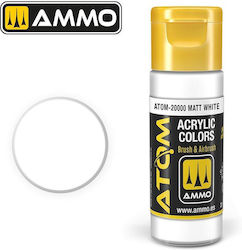Ammo Vopsea pentru modelism Matt White 20ml