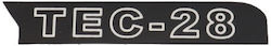 Roc Decorative Stickers Black