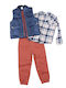 Little Me-Lad Set Winter 3pcs Blue