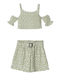 Kids' Set with Shorts Summer 2pcs Olive