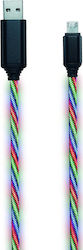 2GO 797145 Regular USB 2.0 σε micro USB 1m Πολύχρωμο