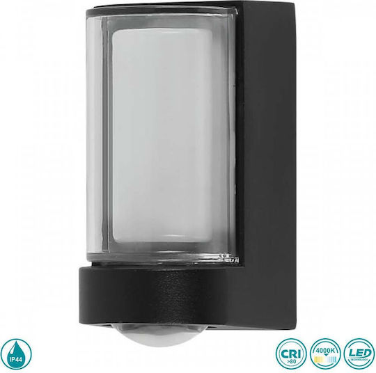Spot Light Επιτοίχιο Εξωτερικό Φωτιστικό LED IP44 3W με Φυσικό Λευκό Φως Διπλής Δέσμης