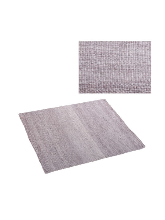 BigBuy Rug Rectangular Grey