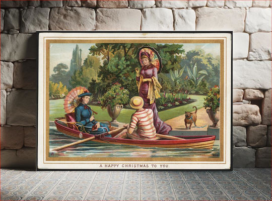 A Happy Christmas To You Πίνακας σε Καμβά 150x100cm