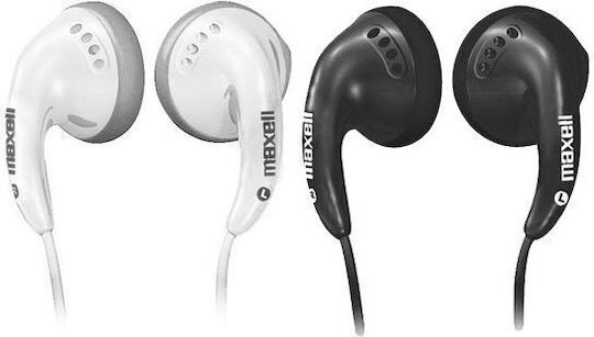 Maxell Ebc2 In-ear Handsfree Ακουστικά με Βύσμα 3.5mm Λευκό