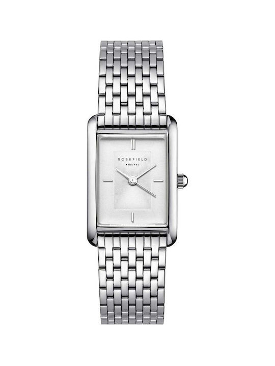 Rosefield Watch with Silver Metal Bracelet