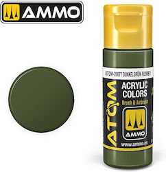 Ammo Atom Culoare Modelism Dunkelgrun Rlm81 20ml