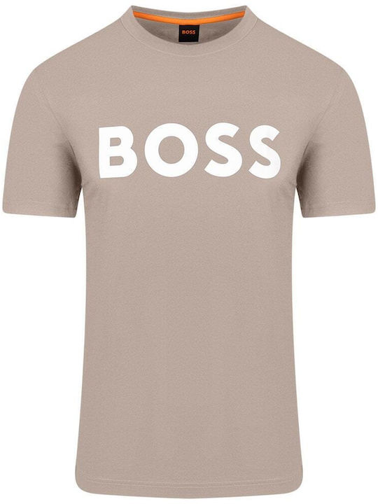 Hugo Boss Herren T-Shirt Kurzarm Beige