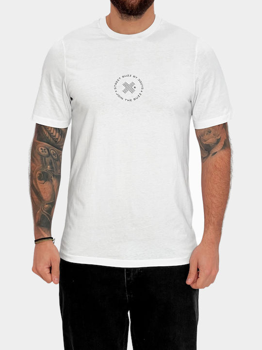 3Guys Men's Short Sleeve T-shirt White