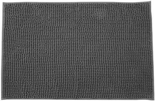 Estia Πατάκι Μπάνιου Beads 02-20699 Γκρι 80x50εκ.