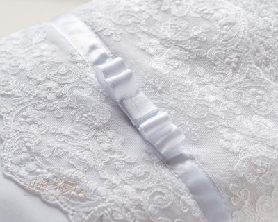 Lina Baby Christening Oilcloths Set White 6pcs