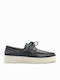 Δερμάτινα Ανδρικά Boat Shoes σε Μπλε Χρώμα