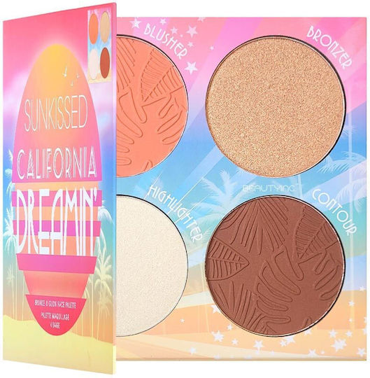 Sunkissed Παλέτα με Σκιές Ματιών σε Στερεή Μορφή Bronze & Glow 30gr
