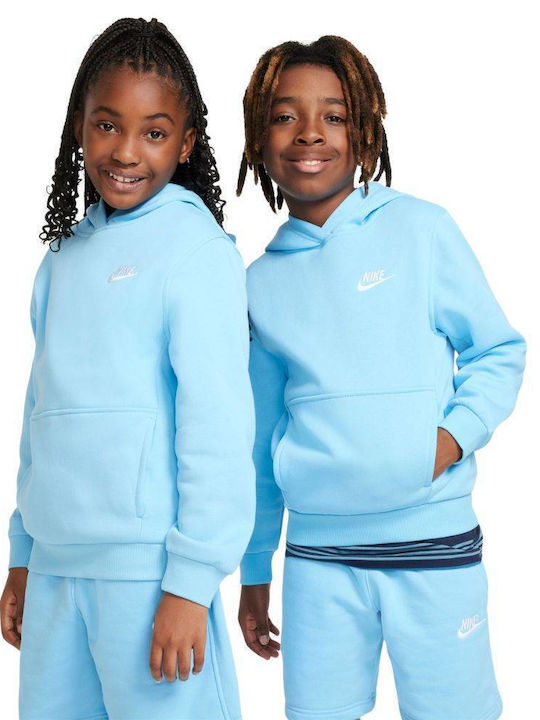 Nike Fleece Kids Sweatshirt with Hood and Pocke...