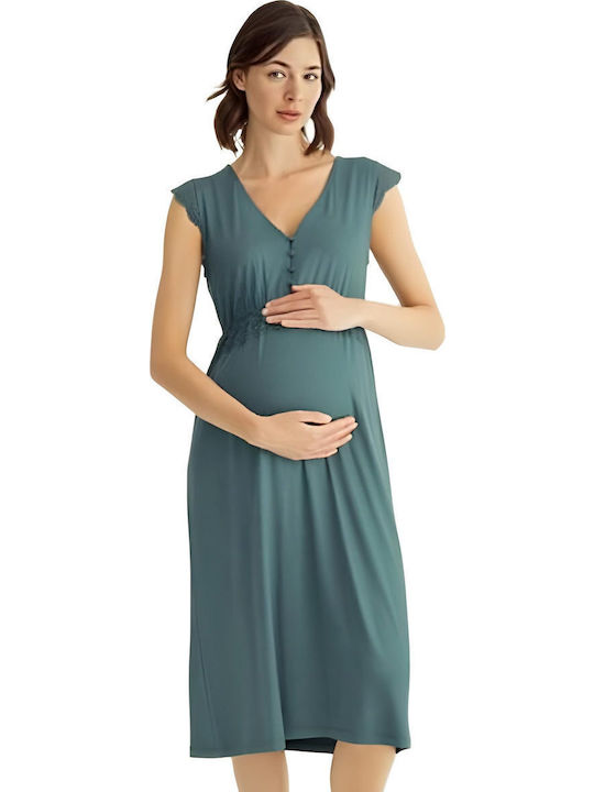 Monamise Nachthemd Schwangerschaft & Stillen Grey Monamise Nachthemd Schwangerschaft & Stillen Grey