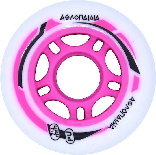 Αθλοπαιδιά 002.1084/WHL/M/70 Ροδάκια Μωβ 70mm 4τμχ