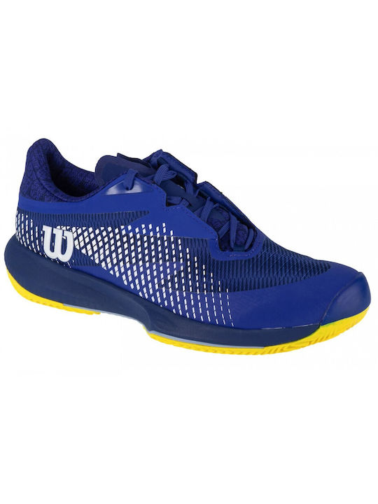 Wilson Men's Tennis Shoes for Clay Courts Blue