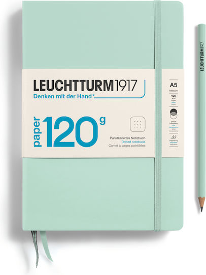 Leuchtturm1917 Edition Σημειωματάριο A5 Bullet 203 Φύλλων με Τελείες με Σκληρό Εξώφυλλο Πράσινο