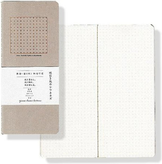 Yamamoto Paper Тефтер Булет журнал с 60 Листа с Точки Бежов