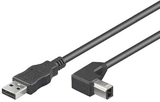 Microconnect 3m USB 2.0 Cable A-Male to B-Male (USBAB3ANGLED)