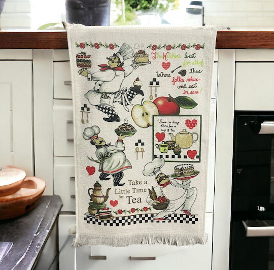 Linea Home Chef Tea Towel from 100% Cotton 40x60cm
