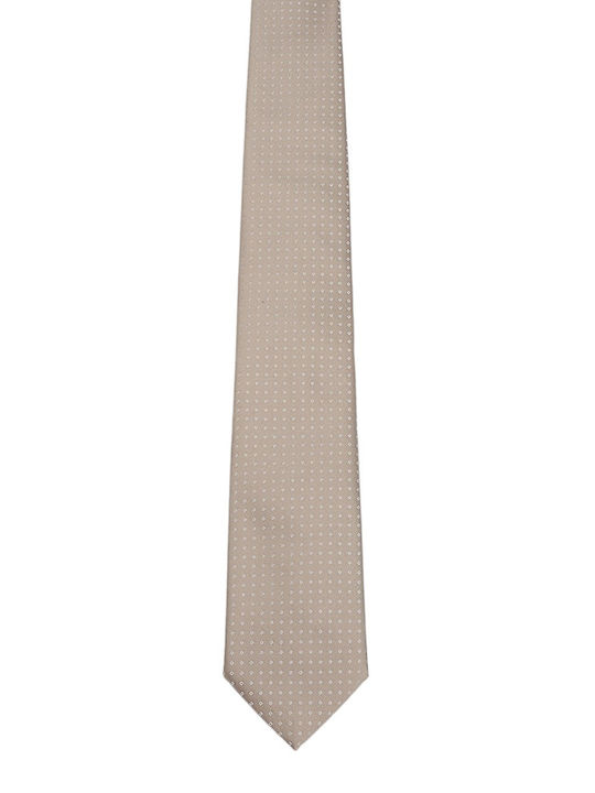 Hugo Boss Ανδρική Γραβάτα σε Μπεζ Χρώμα