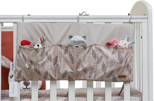 Bebe Stars Baby Crib Bumper Stars Beige