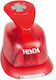 Mini Heyda Clover 1,7cm Red in Blister 20-36 876 09
