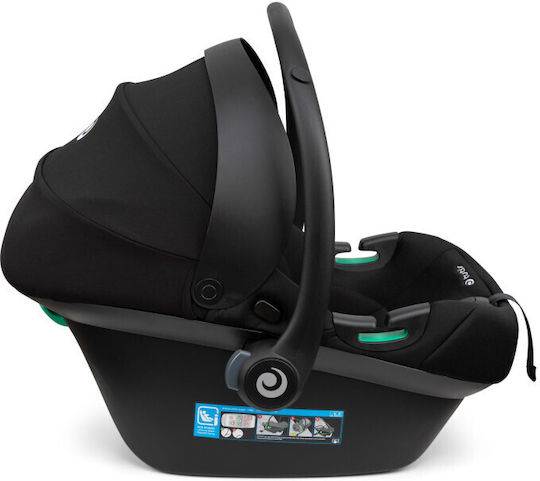Tutis Elo Lux Детско Столче за Кола i-Размер с Isofix Черно