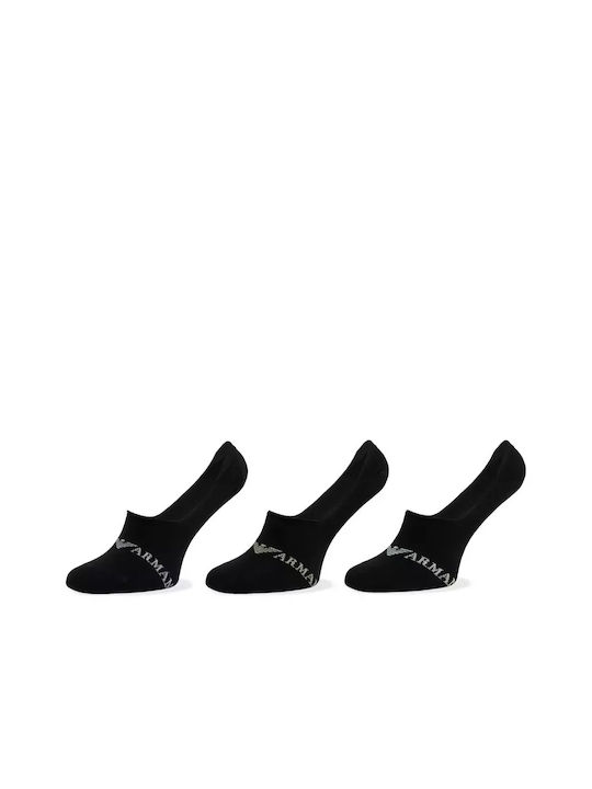 Emporio Armani Men's Socks Black 3Pack
