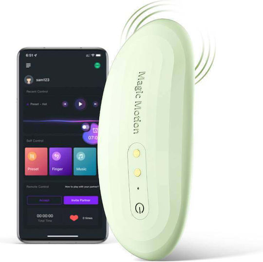 Magic Motion Nyx Smart Κλειτοριδικός Δονητής με Απομακρυσμένο Έλεγχο Πράσινος
