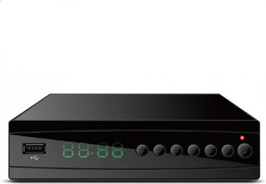Jager VENEX-1515PLUS Ψηφιακός Δέκτης Mpeg-4 SD (480p) με Λειτουργία PVR (Εγγραφή σε USB) Σύνδεσεις SCART / HDMI / USB