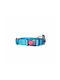 Paw Care Collar Nylon With Safety Buckle Dog Collar Large 25mm 45-70cm Blue