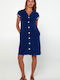 Vamp Damenbademode Mini Blau Kleid