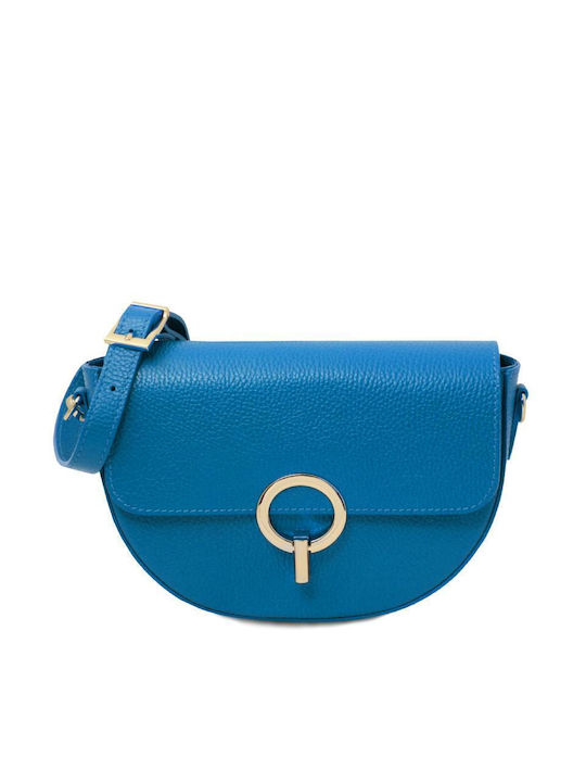 Tuscany Leather Leder Damen Tasche Schulter Blau