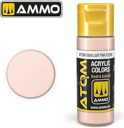 Ammo Atom Model Making Paint Light Pink Flesh 20ml