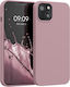 KWmobile Back Cover Silicone Pink (iPhone 13)