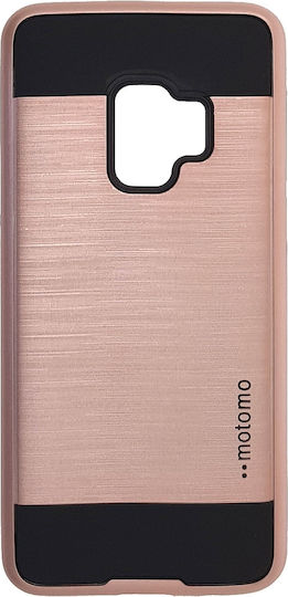 Motomo Slim Aluminium Back Cover Πλαστικό Ροζ Χρυσό (Galaxy S9)