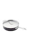 Horwood Tigaie Din Aluminiu Hard Anodizat Cu Capac Cu Acoperire Antiaderentă 28cm