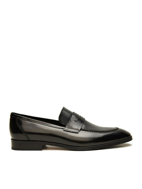 Boss Shoes Δερμάτινα Ανδρικά Μοκασίνια σε Μαύρο...
