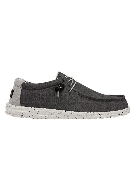 Hey Dude Wally Stretch Mocasini barbati in Negru Culori