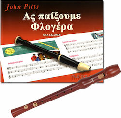 Hohner Soprano Ξύλινη Φλογέρα 9550 Μπαρόκ Καφέ